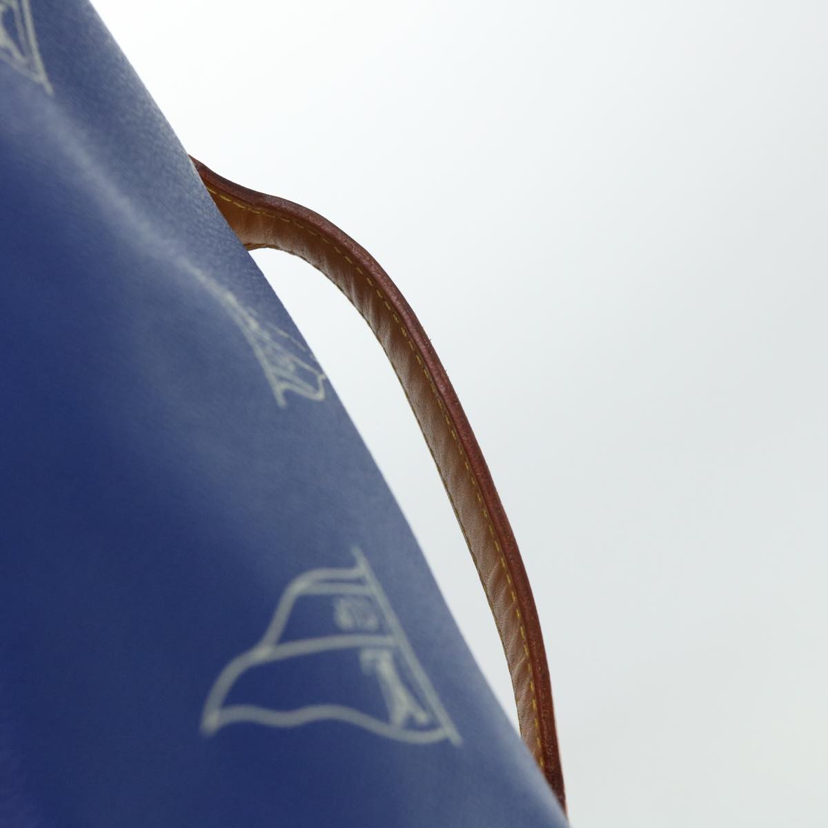 LOUIS VUITTON LV Cup Sac Marine Shoulder Bag PVC Leather Blue A24014 53640
