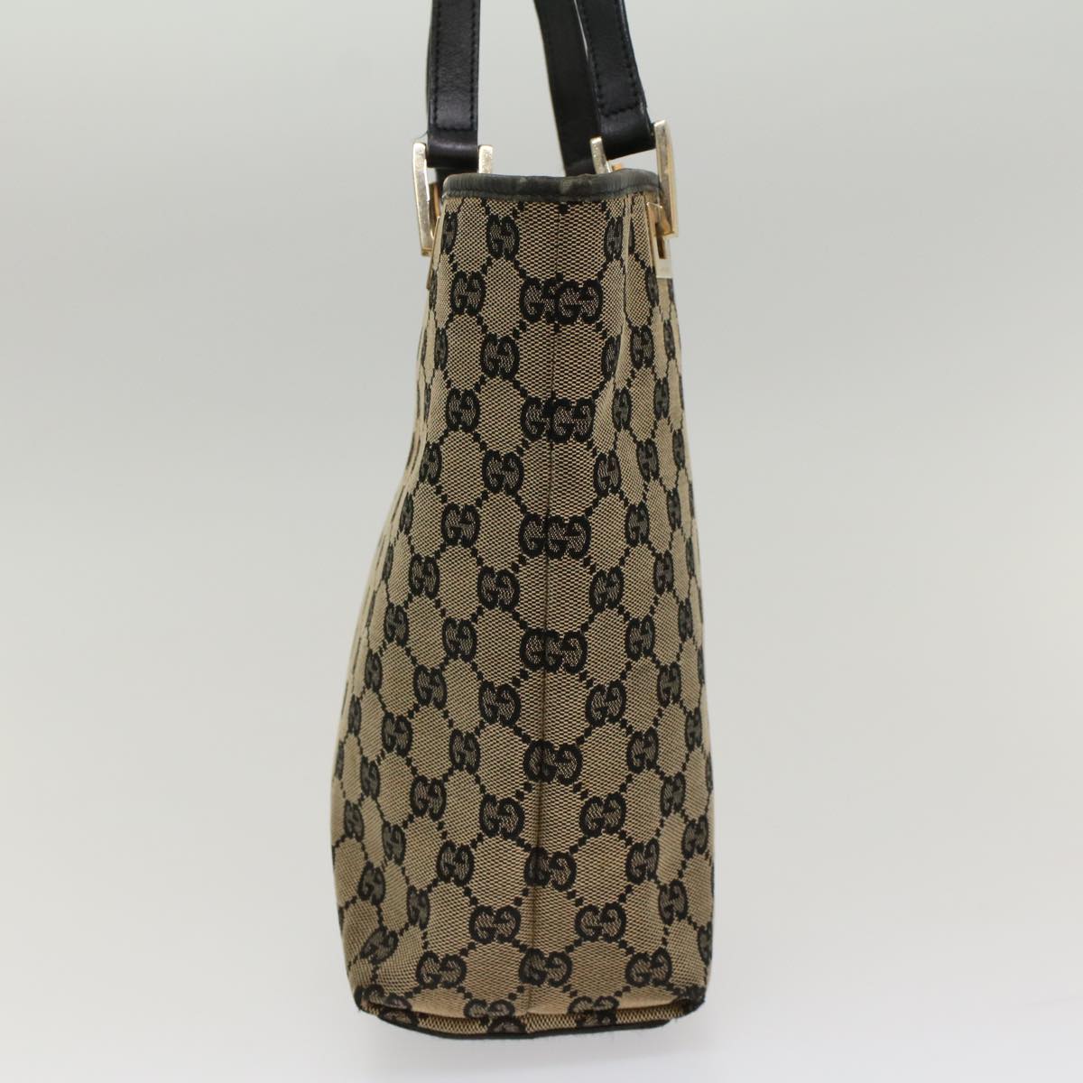 Luxury Gucci GG Canvas Tote Bag Beige Navy  53653
