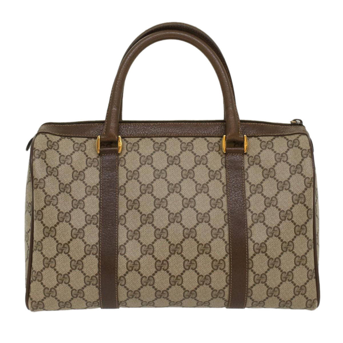 Luxury Gucci GG Canvas Web Sherry Line Hand Bag PVC Leather Beige Red Green  53683