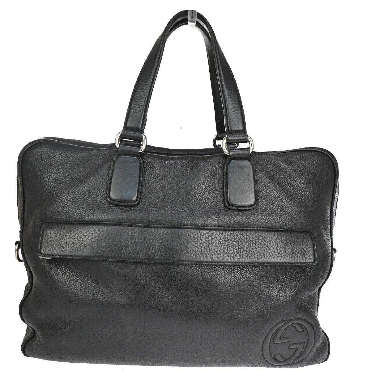 Gucci Interlocking  Leather Backpack Bag ()