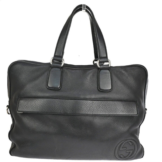 Gucci Interlocking  Leather Backpack Bag ()