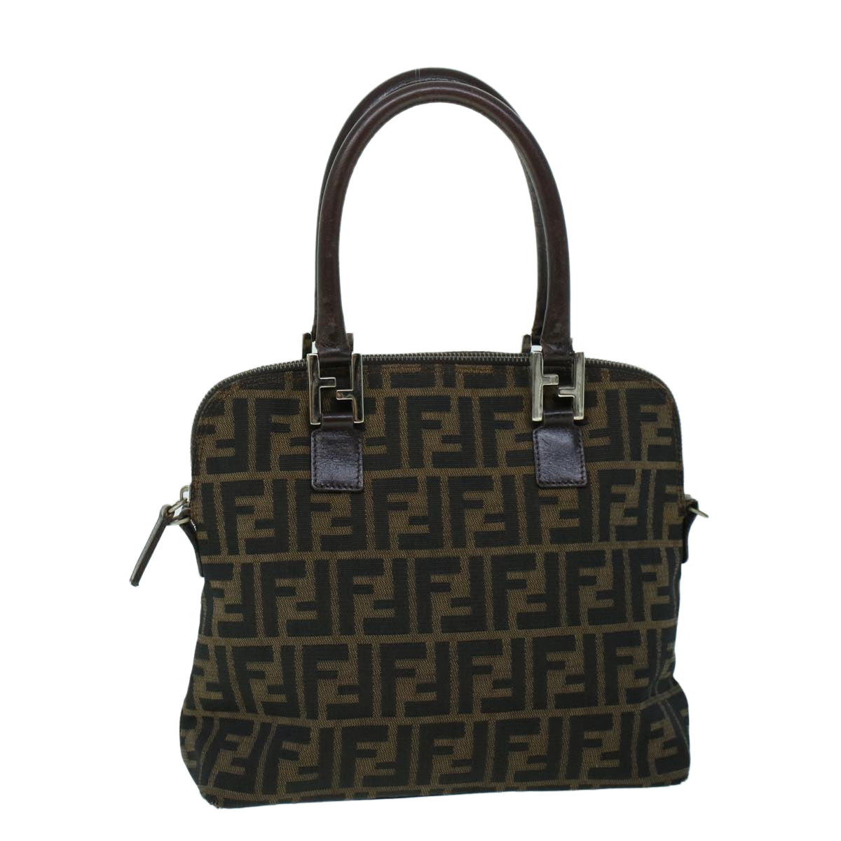 Luxury FendiZucca Canvas Hand Bag Brown53776