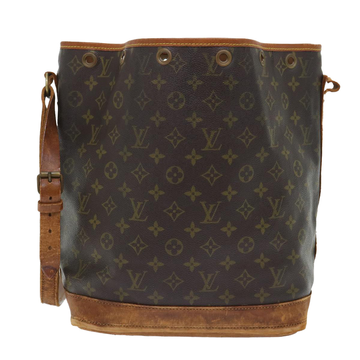 LOUIS VUITTON Monogram Noe Shoulder Bag M42224 LV 53778