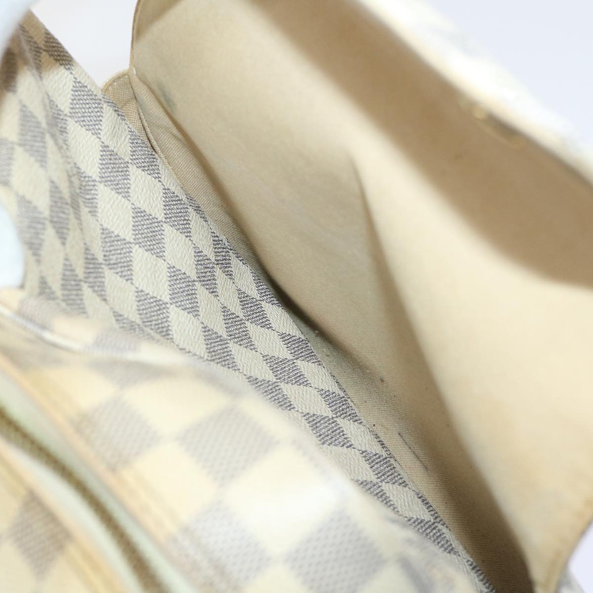 LOUIS VUITTON Damier Azur Naviglio Shoulder Bag N51189 LV 53834