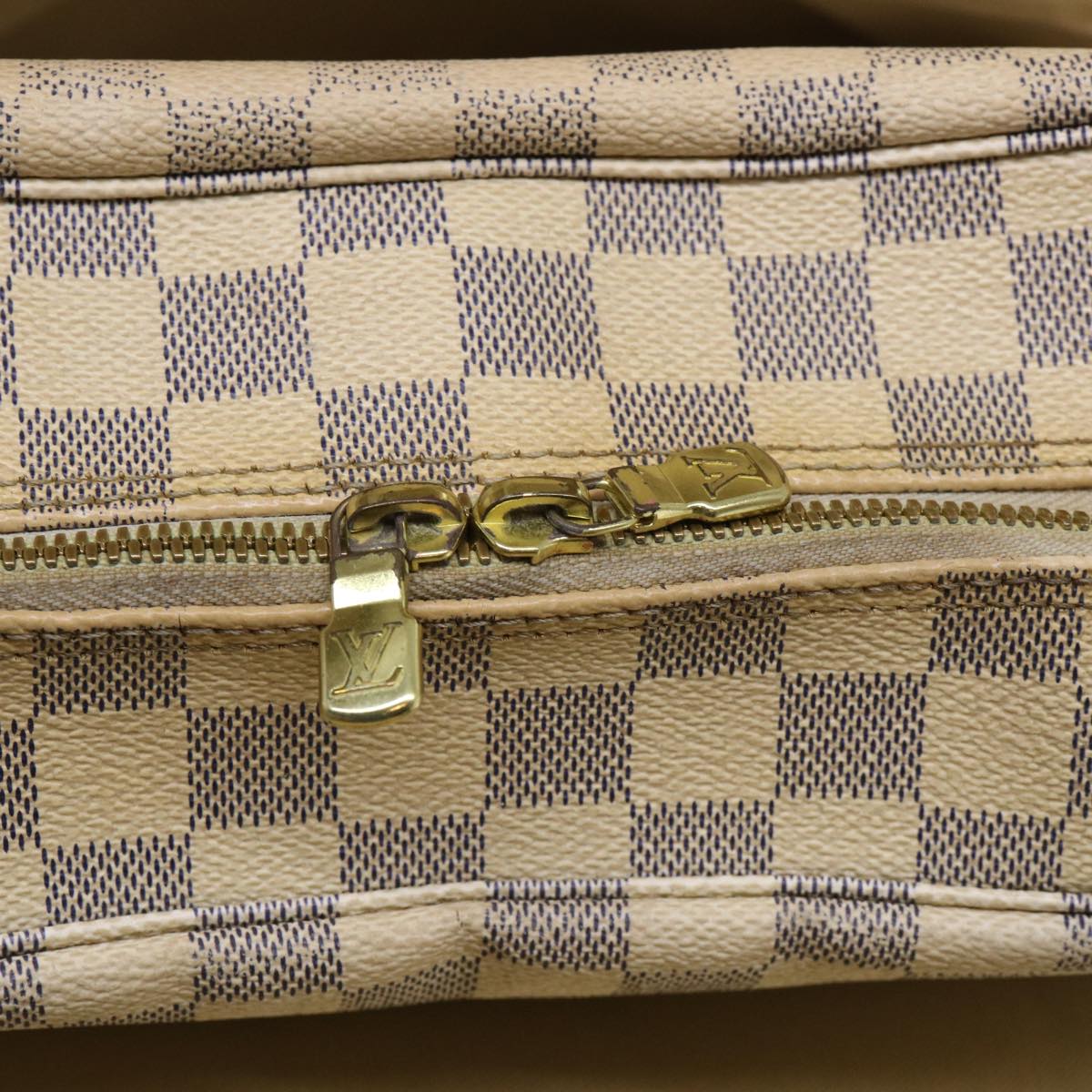 LOUIS VUITTON Damier Azur Naviglio Shoulder Bag N51189 LV 53834