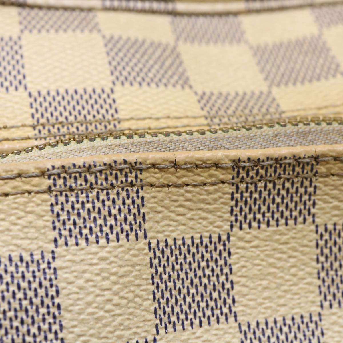 LOUIS VUITTON Damier Azur Naviglio Shoulder Bag N51189 LV 53834