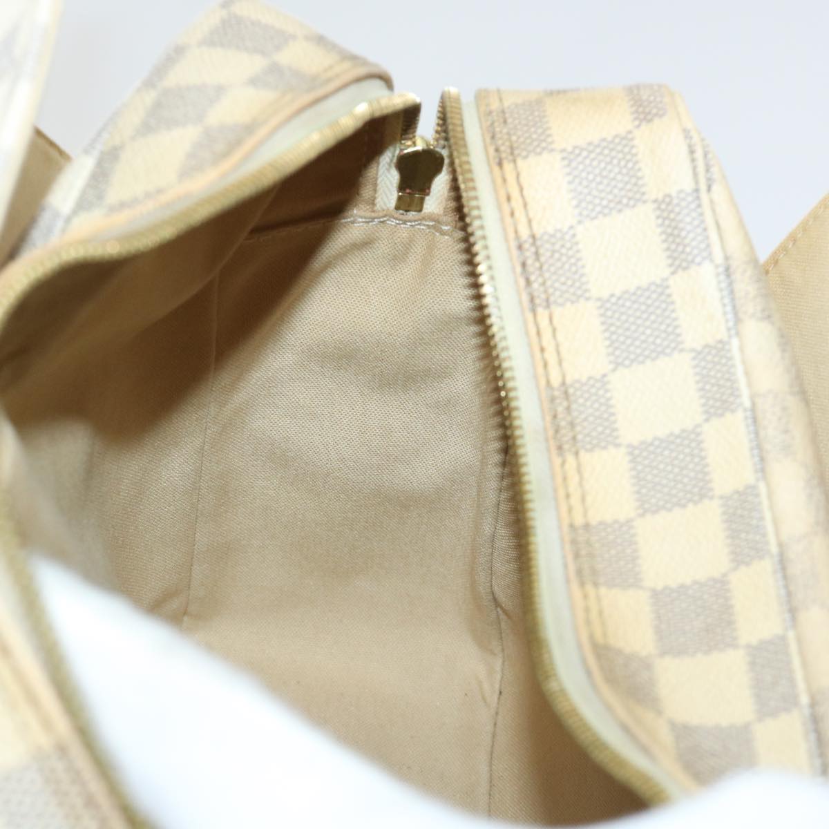 LOUIS VUITTON Damier Azur Naviglio Shoulder Bag N51189 LV 53834