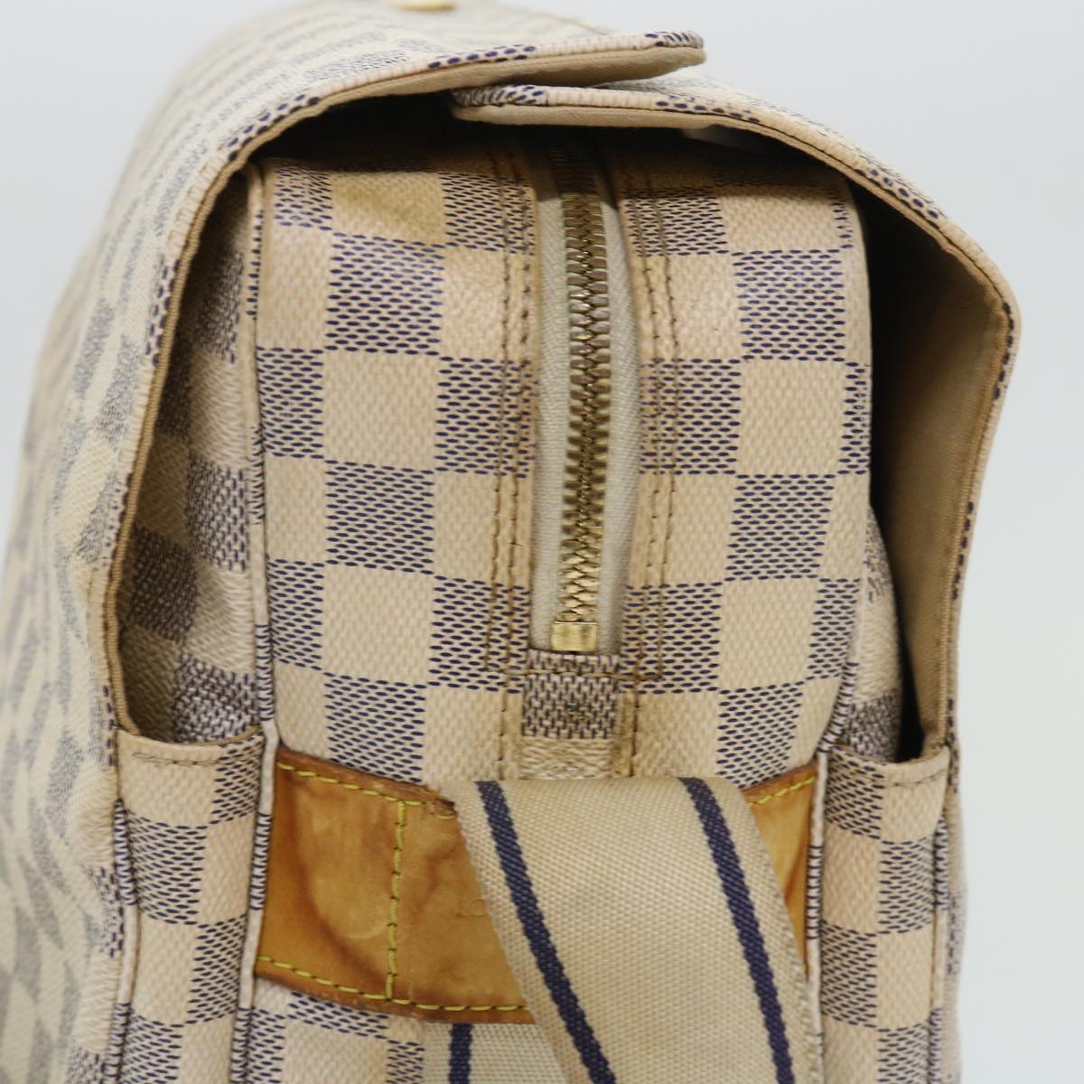 LOUIS VUITTON Damier Azur Naviglio Shoulder Bag N51189 LV 53834
