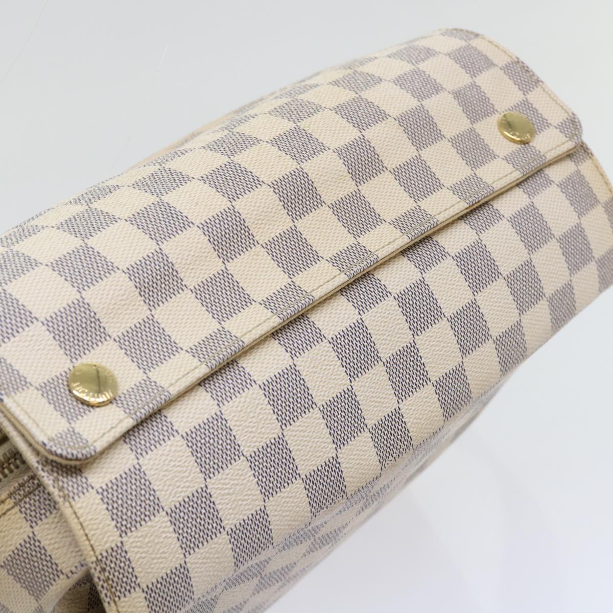 LOUIS VUITTON Damier Azur Naviglio Shoulder Bag N51189 LV 53834