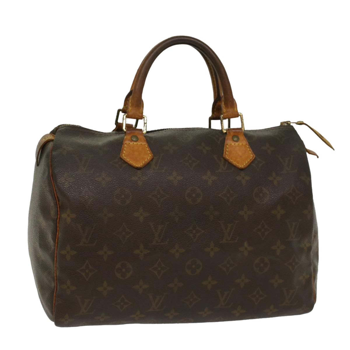 LOUIS VUITTON Monogram Speedy 30 Hand Bag M41526 LV 53847