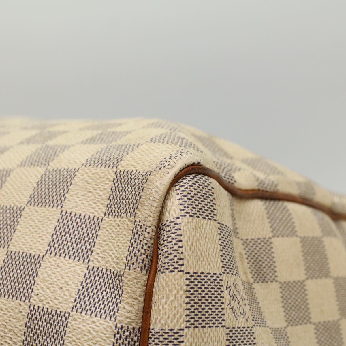 LOUIS VUITTON Damier Azur Keepall Bandouliere 55 Boston Bag N41429 LV 53848