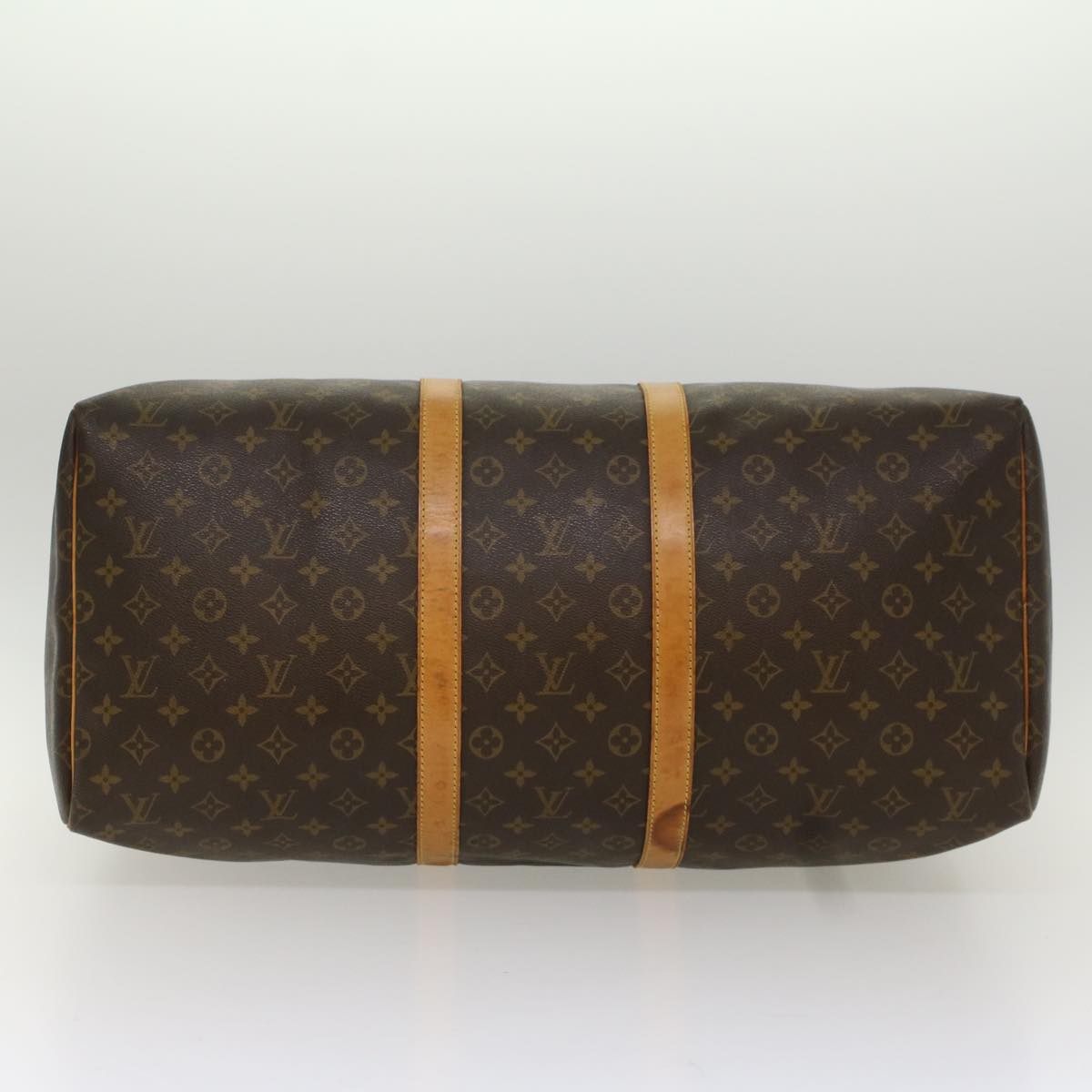 LOUIS VUITTON Monogram Keepall 55 Boston Bag M41424 LV 53849