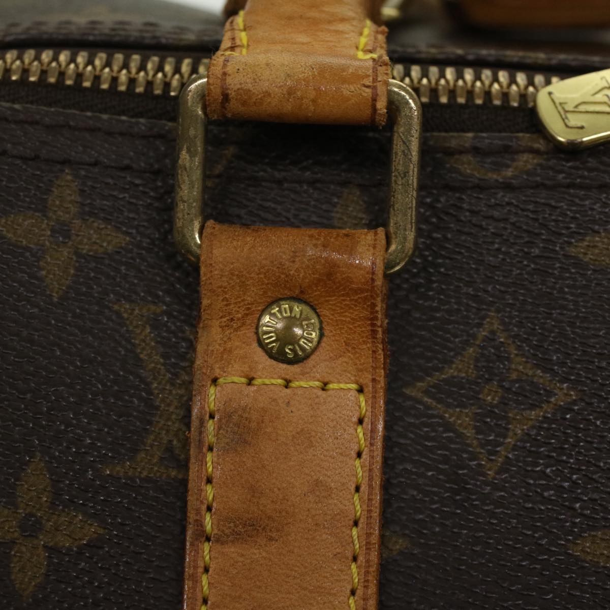 LOUIS VUITTON Monogram Keepall 55 Boston Bag M41424 LV 53849