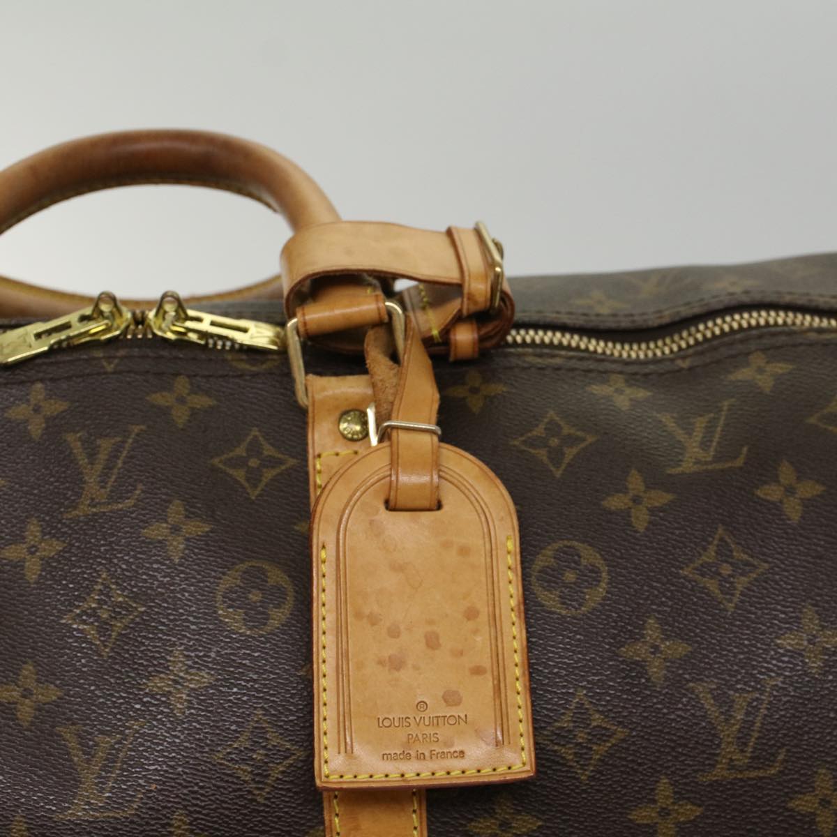 LOUIS VUITTON Monogram Keepall 55 Boston Bag M41424 LV 53849
