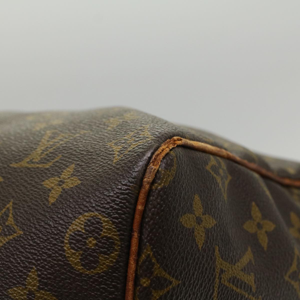 LOUIS VUITTON Monogram Keepall 55 Boston Bag M41424 LV 53850