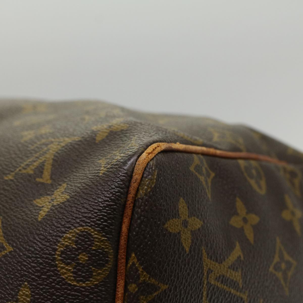 LOUIS VUITTON Monogram Keepall 55 Boston Bag M41424 LV 53850