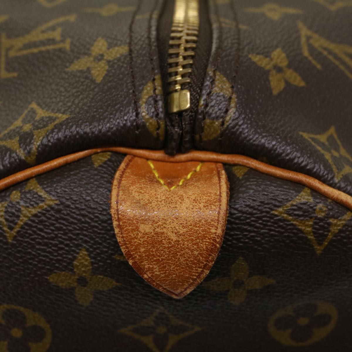 LOUIS VUITTON Monogram Keepall 55 Boston Bag M41424 LV 53850