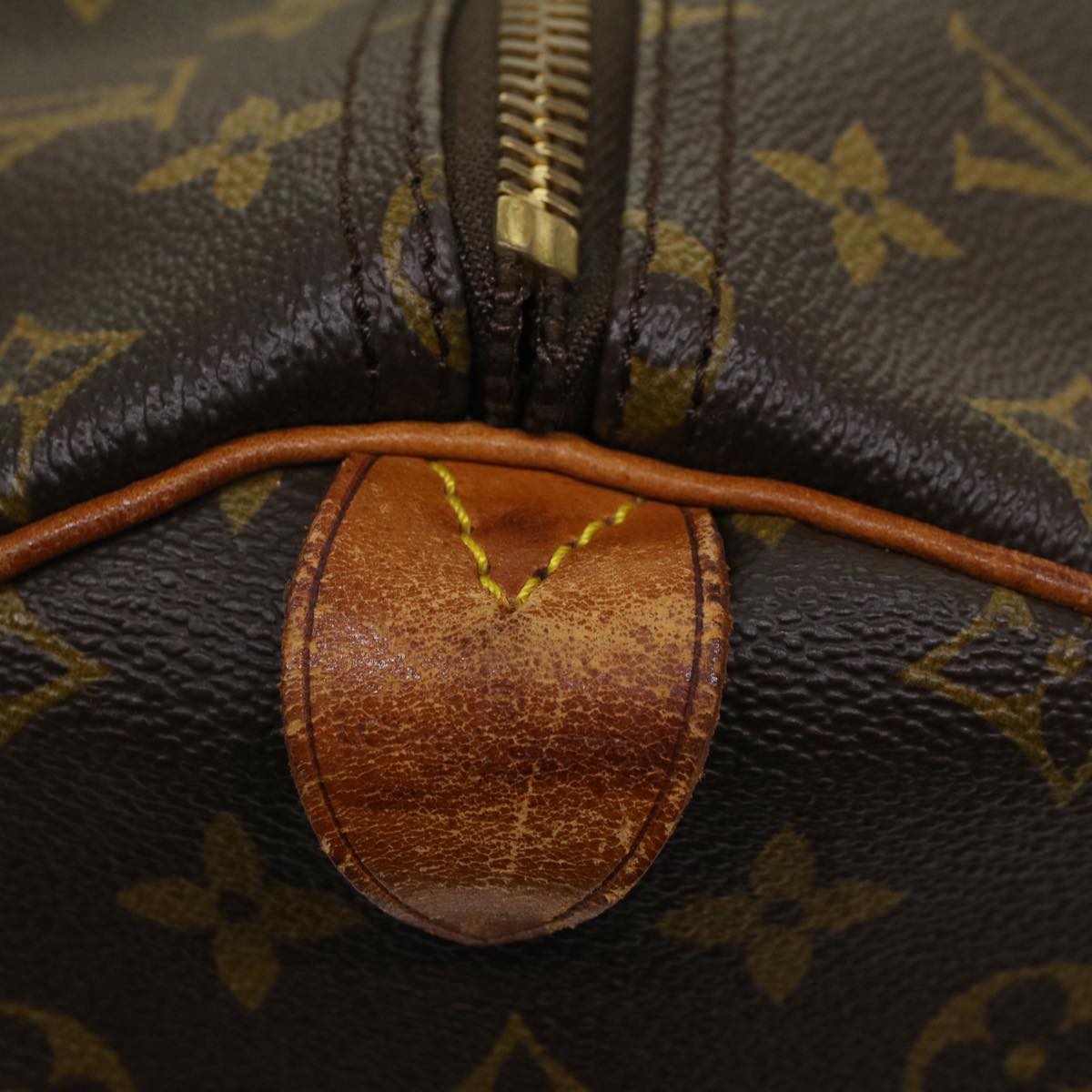 LOUIS VUITTON Monogram Keepall 55 Boston Bag M41424 LV 53850