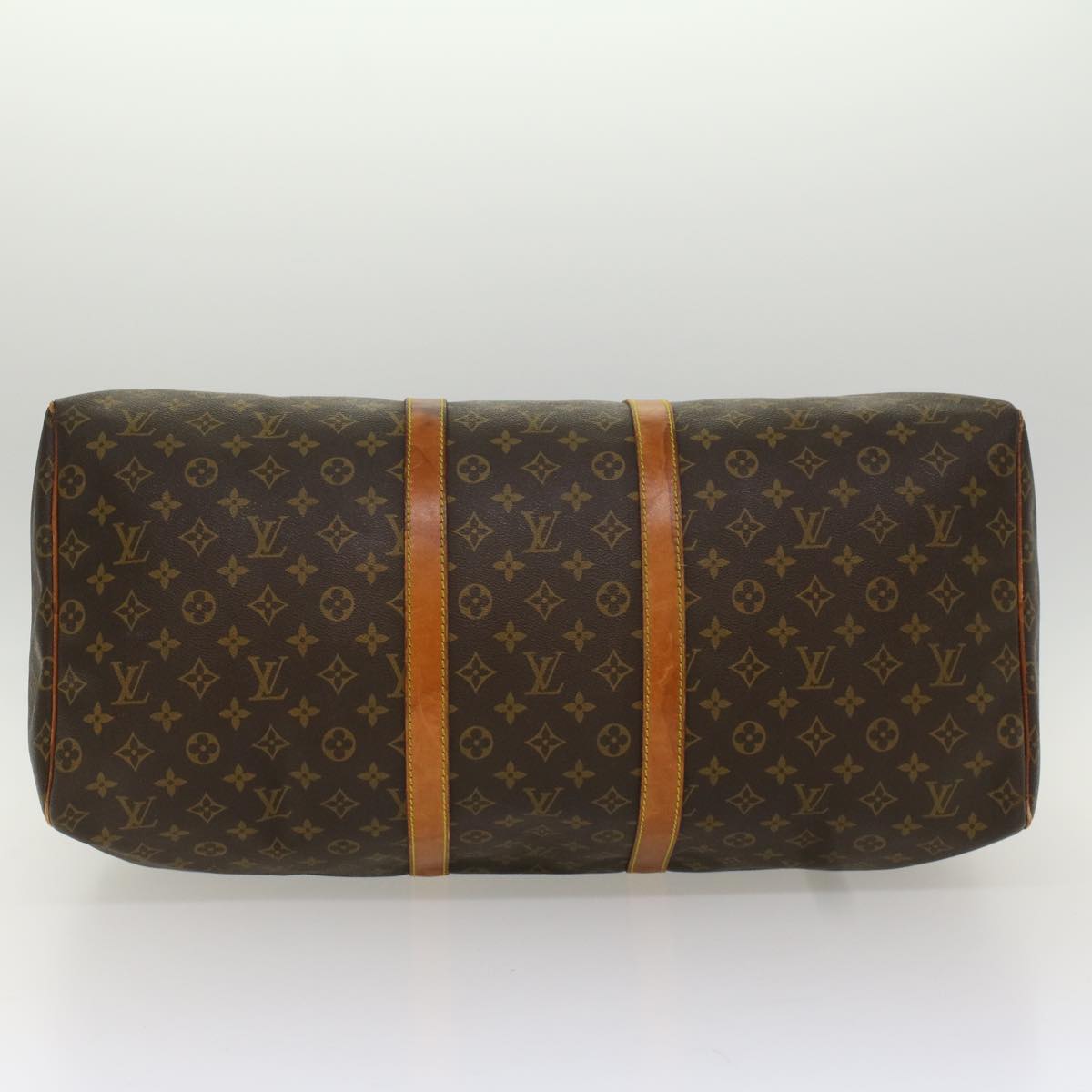 LOUIS VUITTON Monogram Keepall 55 Boston Bag M41424 LV 53850