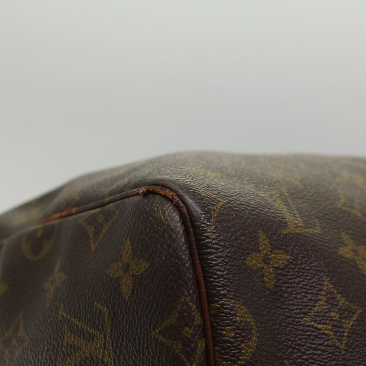 LOUIS VUITTON Monogram Keepall 55 Boston Bag M41424 LV 53851
