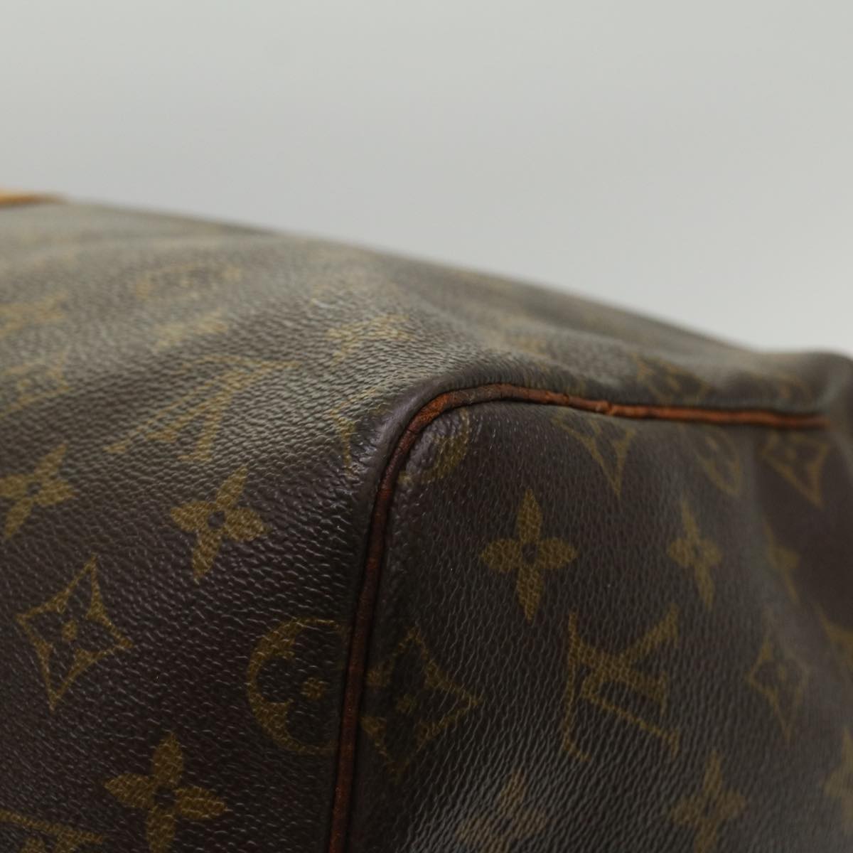 LOUIS VUITTON Monogram Keepall 55 Boston Bag M41424 LV 53851