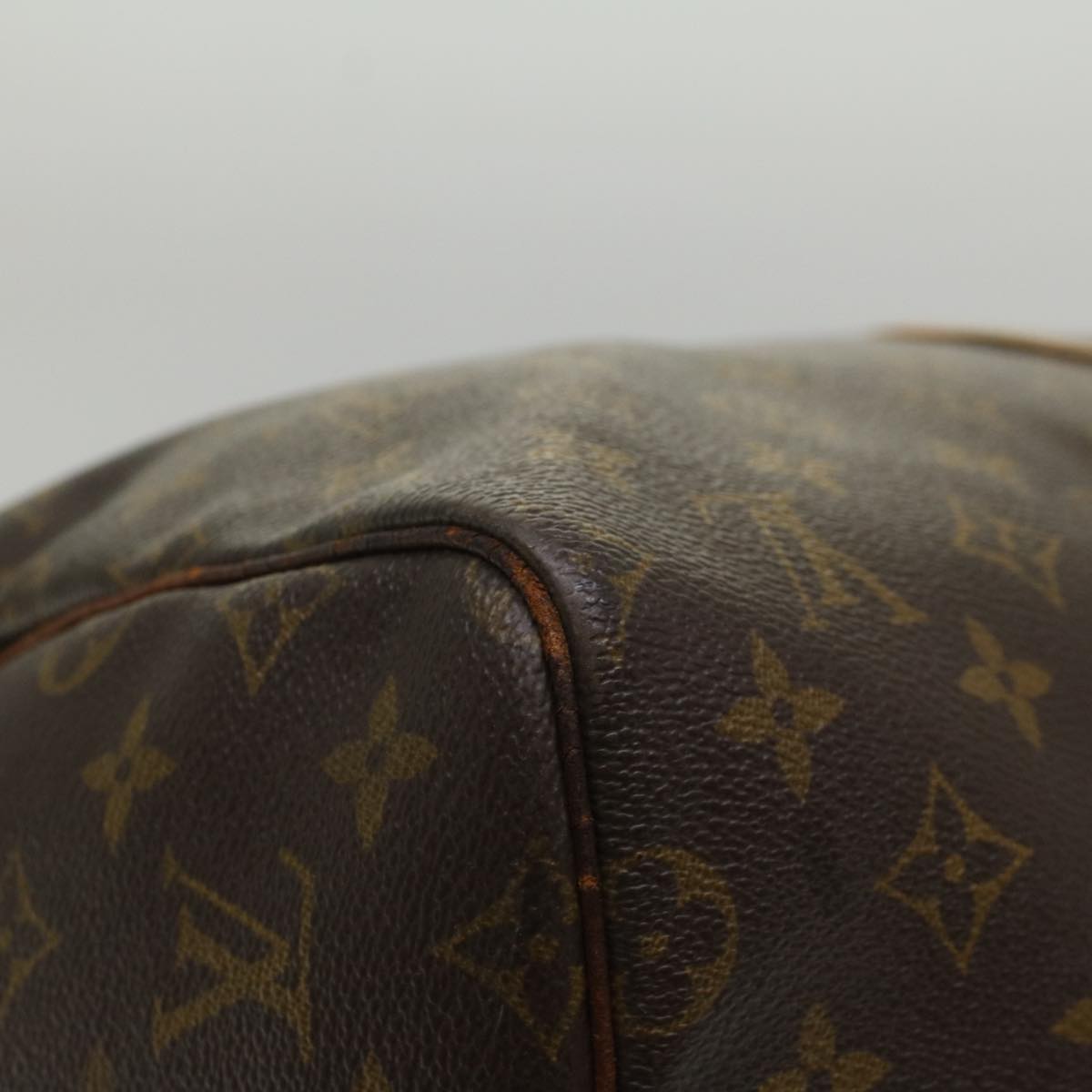 LOUIS VUITTON Monogram Keepall 55 Boston Bag M41424 LV 53851