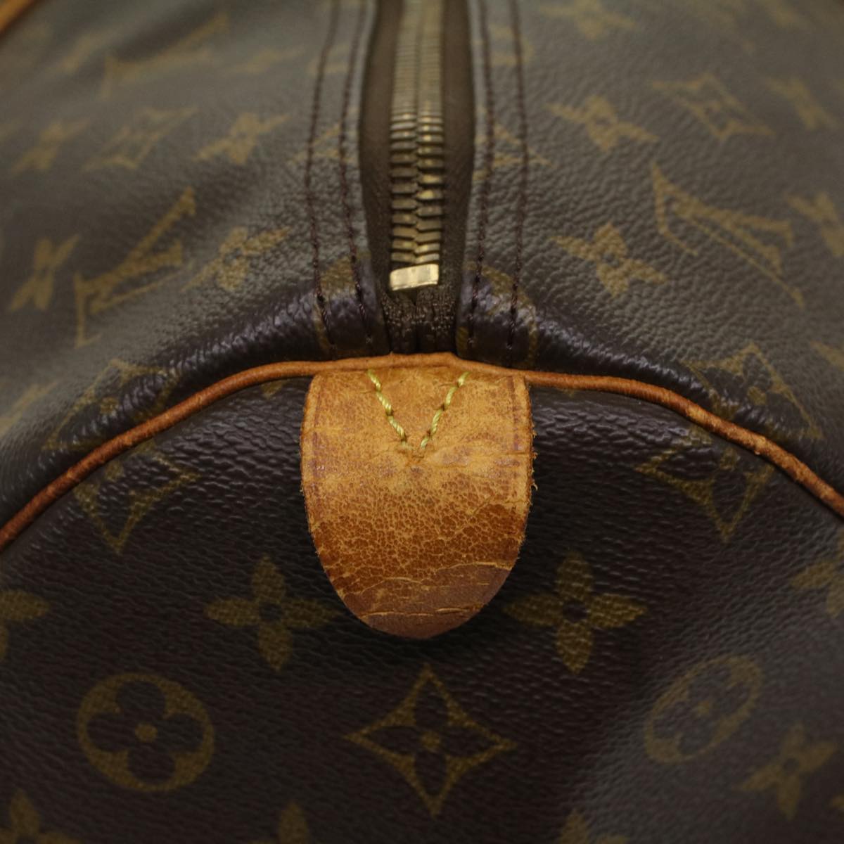 LOUIS VUITTON Monogram Keepall 55 Boston Bag M41424 LV 53851