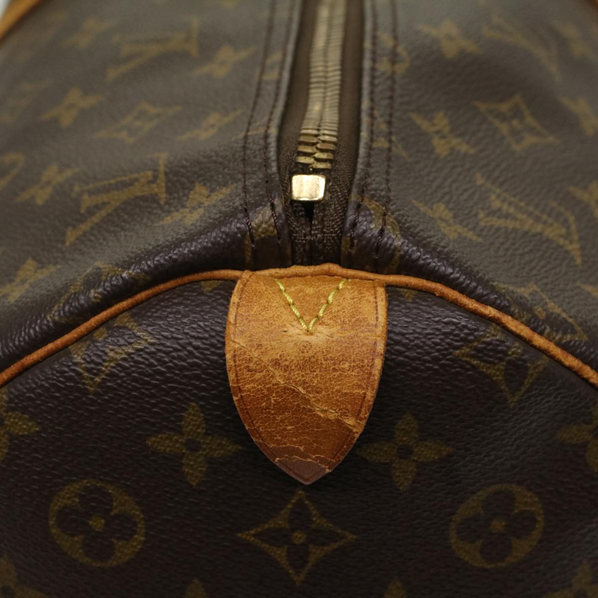 LOUIS VUITTON Monogram Keepall 55 Boston Bag M41424 LV 53851