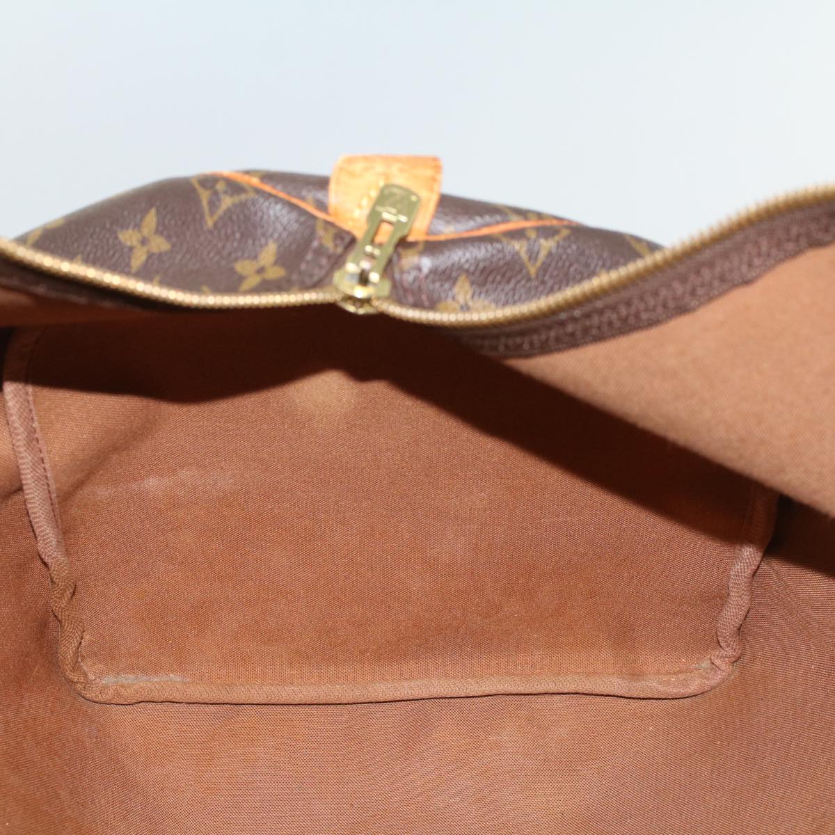 LOUIS VUITTON Monogram Keepall 55 Boston Bag M41424 LV 53851