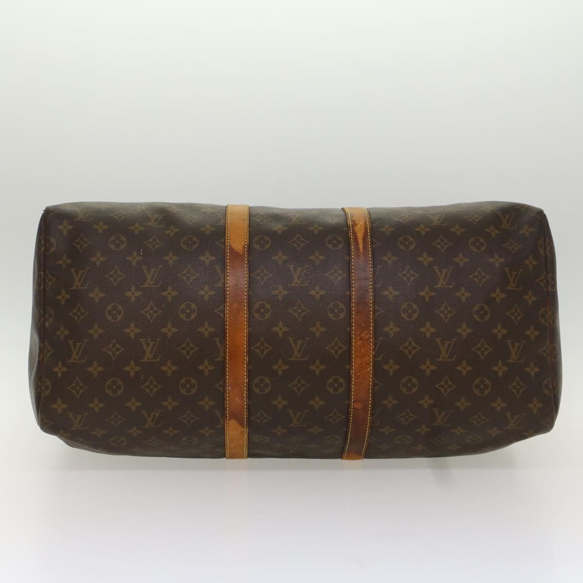 LOUIS VUITTON Monogram Keepall 55 Boston Bag M41424 LV 53851