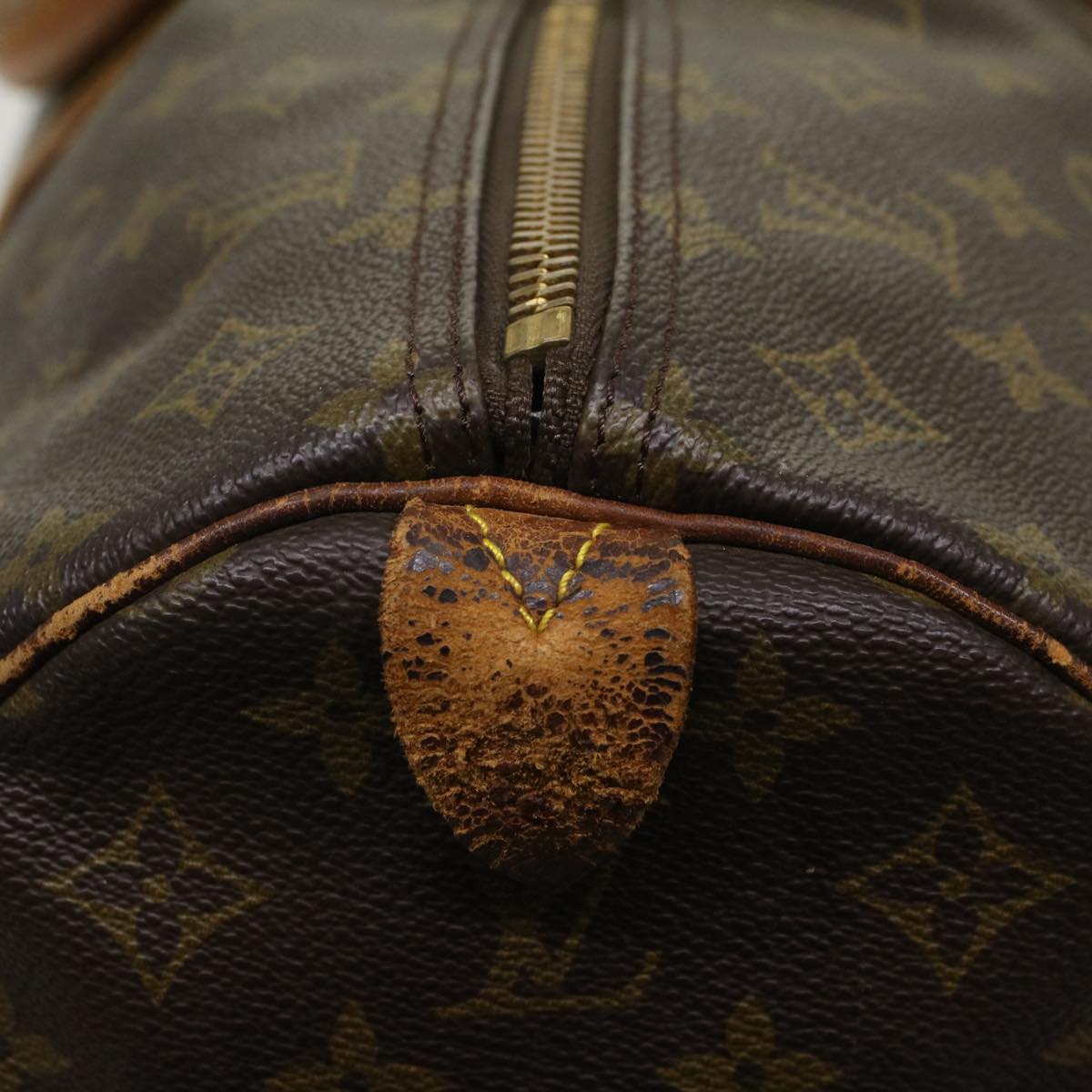 LOUIS VUITTON Monogram Keepall 60 Boston Bag M41422 LV 53852