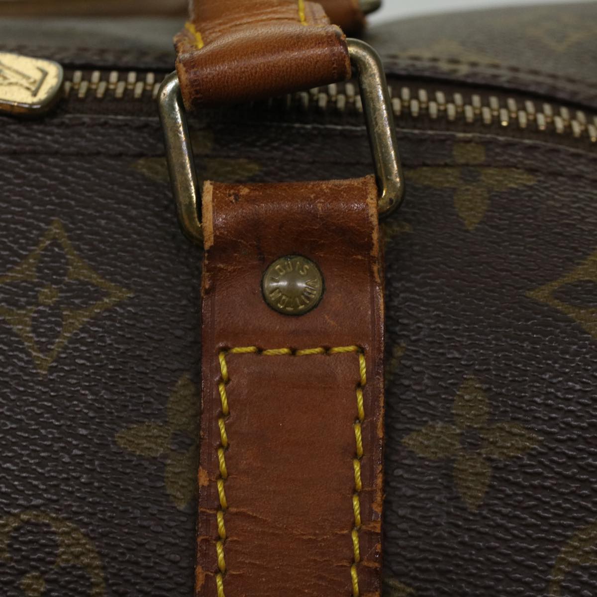 LOUIS VUITTON Monogram Keepall 60 Boston Bag M41422 LV 53852