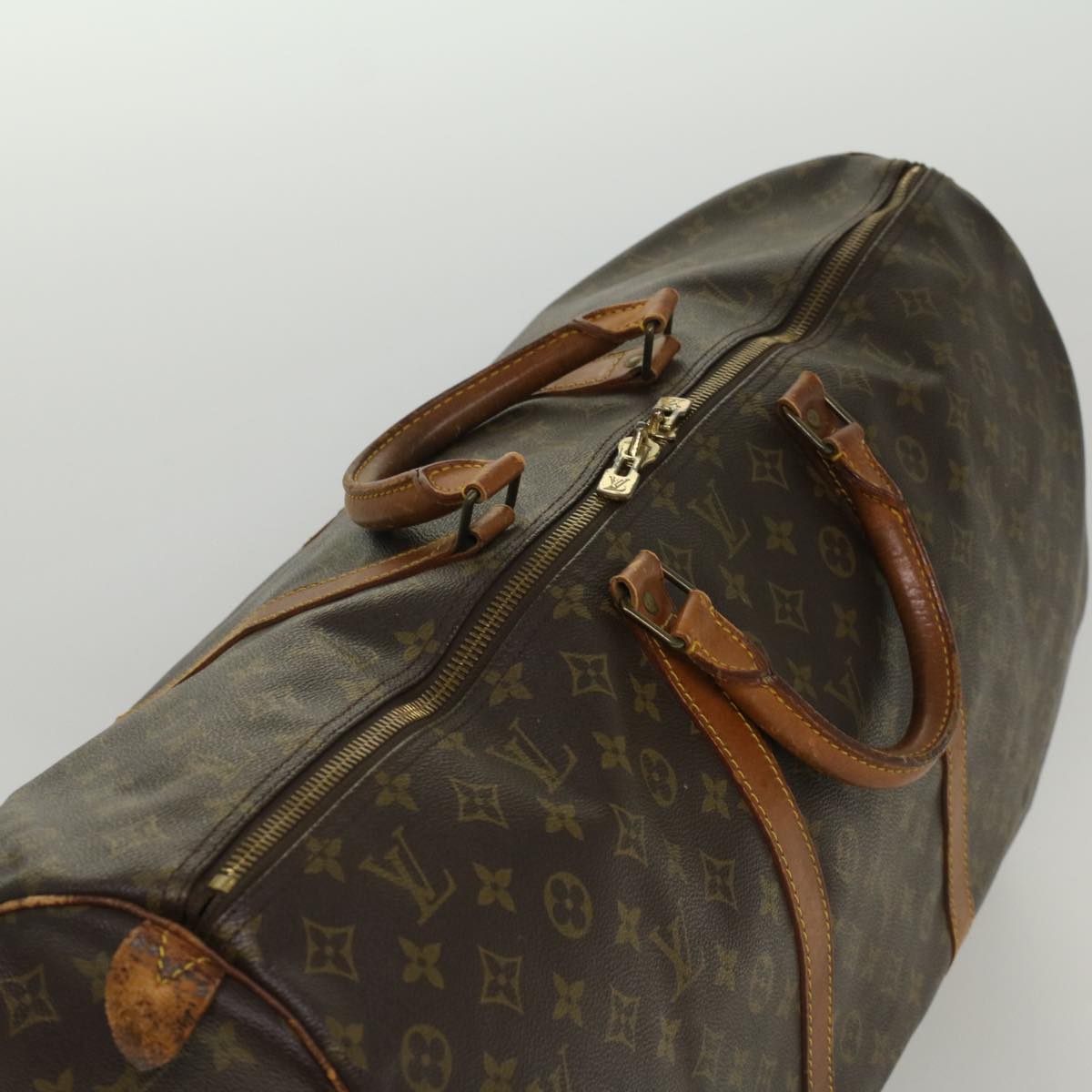 LOUIS VUITTON Monogram Keepall 60 Boston Bag M41422 LV 53852