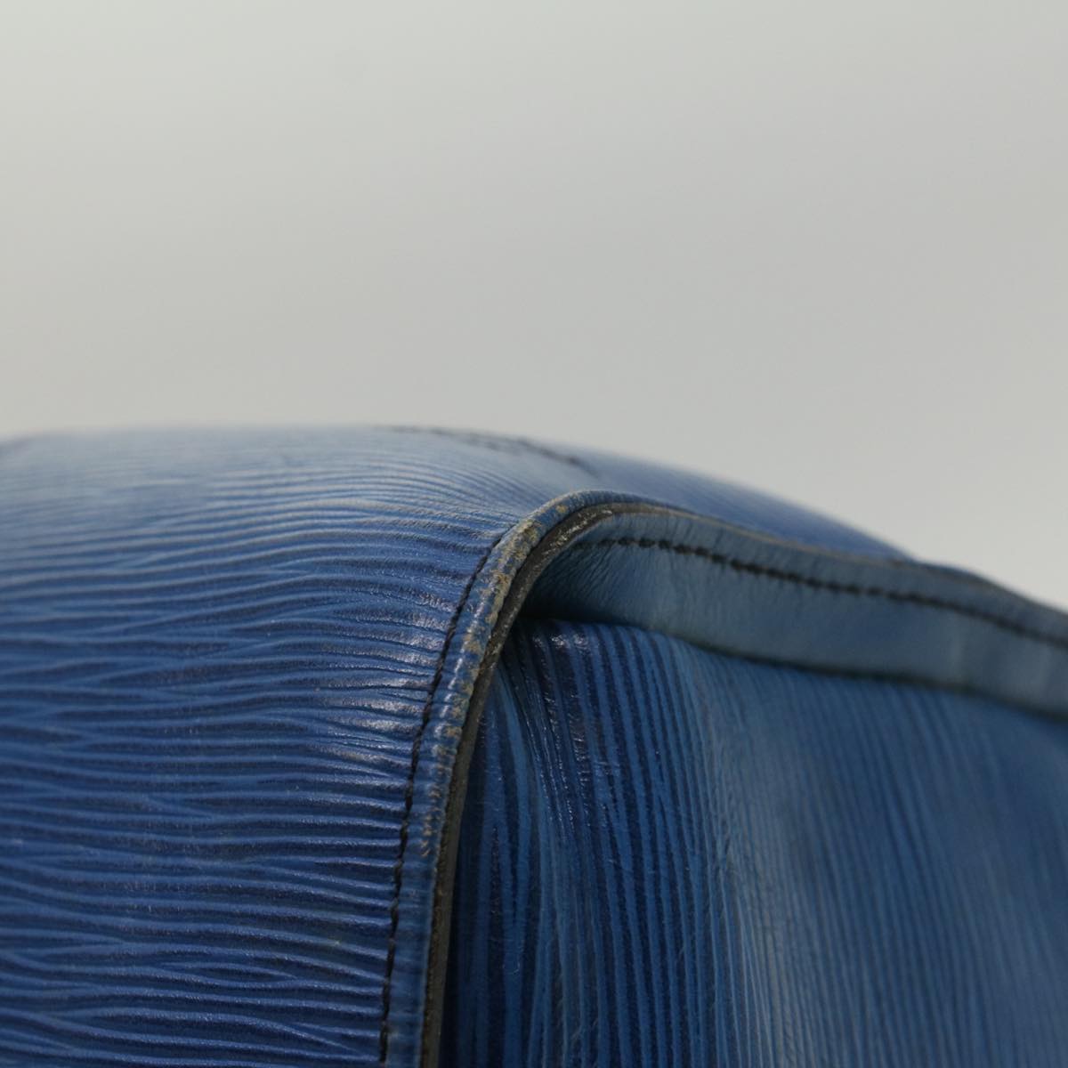 LOUIS VUITTON Epi Keepall 50 Boston Bag Blue M42965 LV 53853