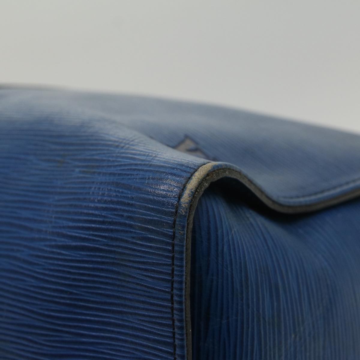LOUIS VUITTON Epi Keepall 50 Boston Bag Blue M42965 LV 53853