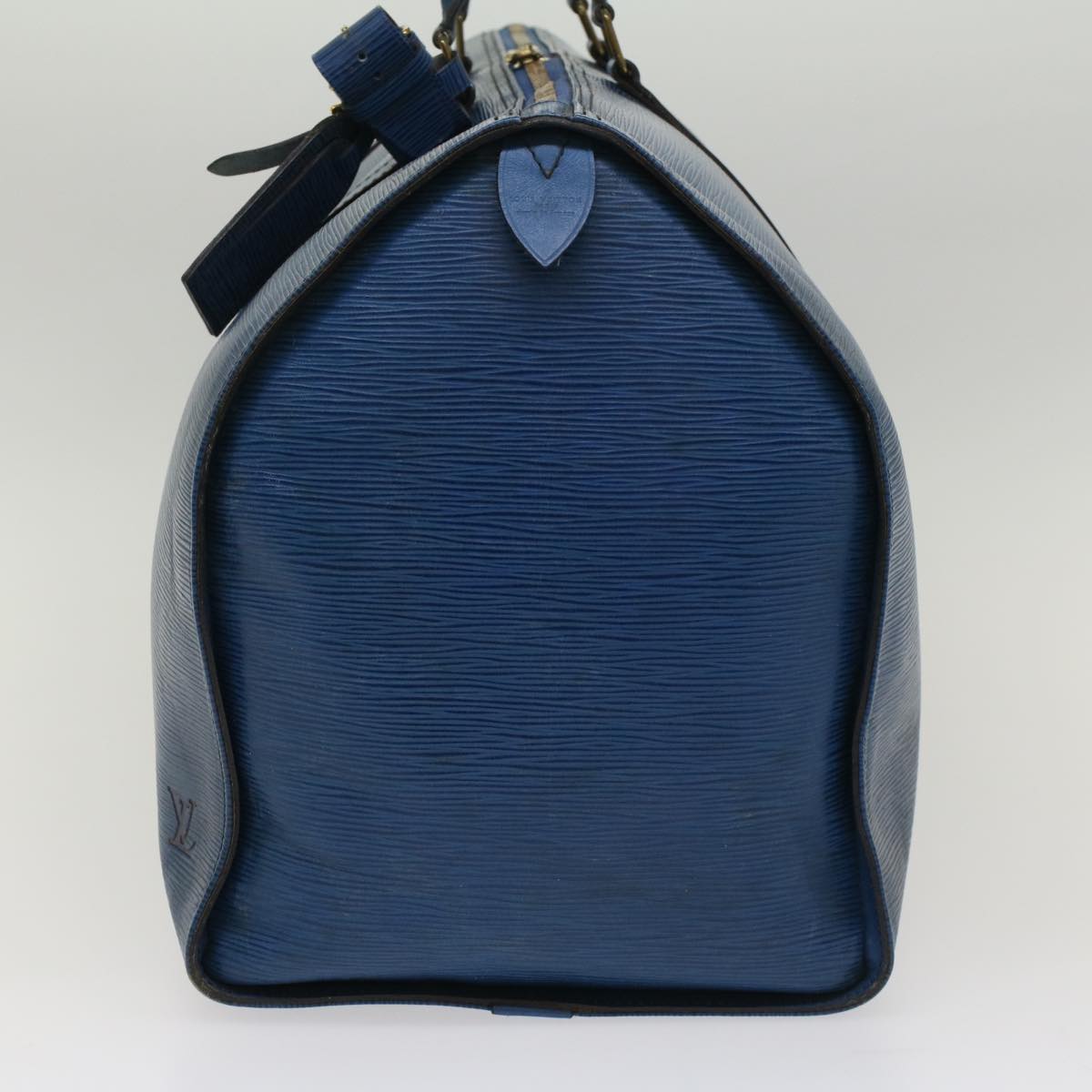 LOUIS VUITTON Epi Keepall 50 Boston Bag Blue M42965 LV 53853