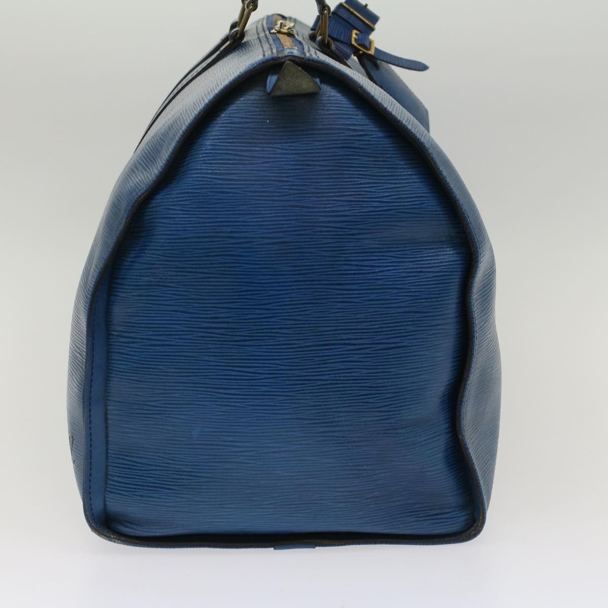 LOUIS VUITTON Epi Keepall 50 Boston Bag Blue M42965 LV 53853