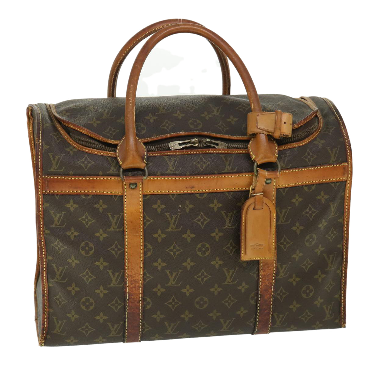 LOUIS VUITTON Monogram Sac Demi Souple 45 Pet Carry LV 53854
