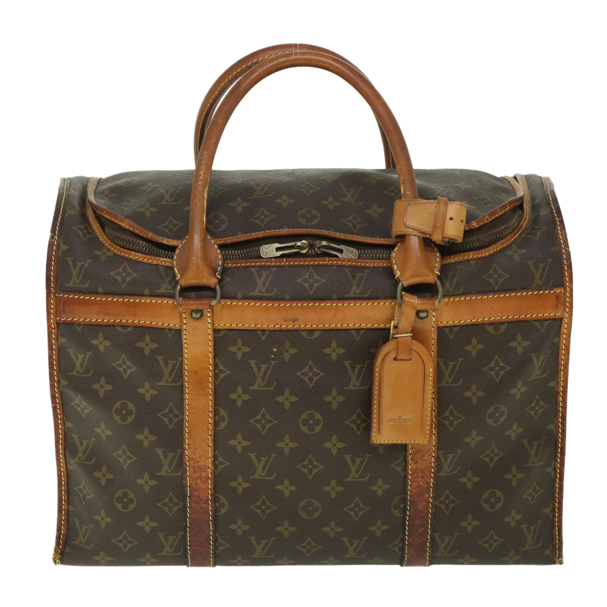 LOUIS VUITTON Monogram Sac Demi Souple 45 Pet Carry LV 53854
