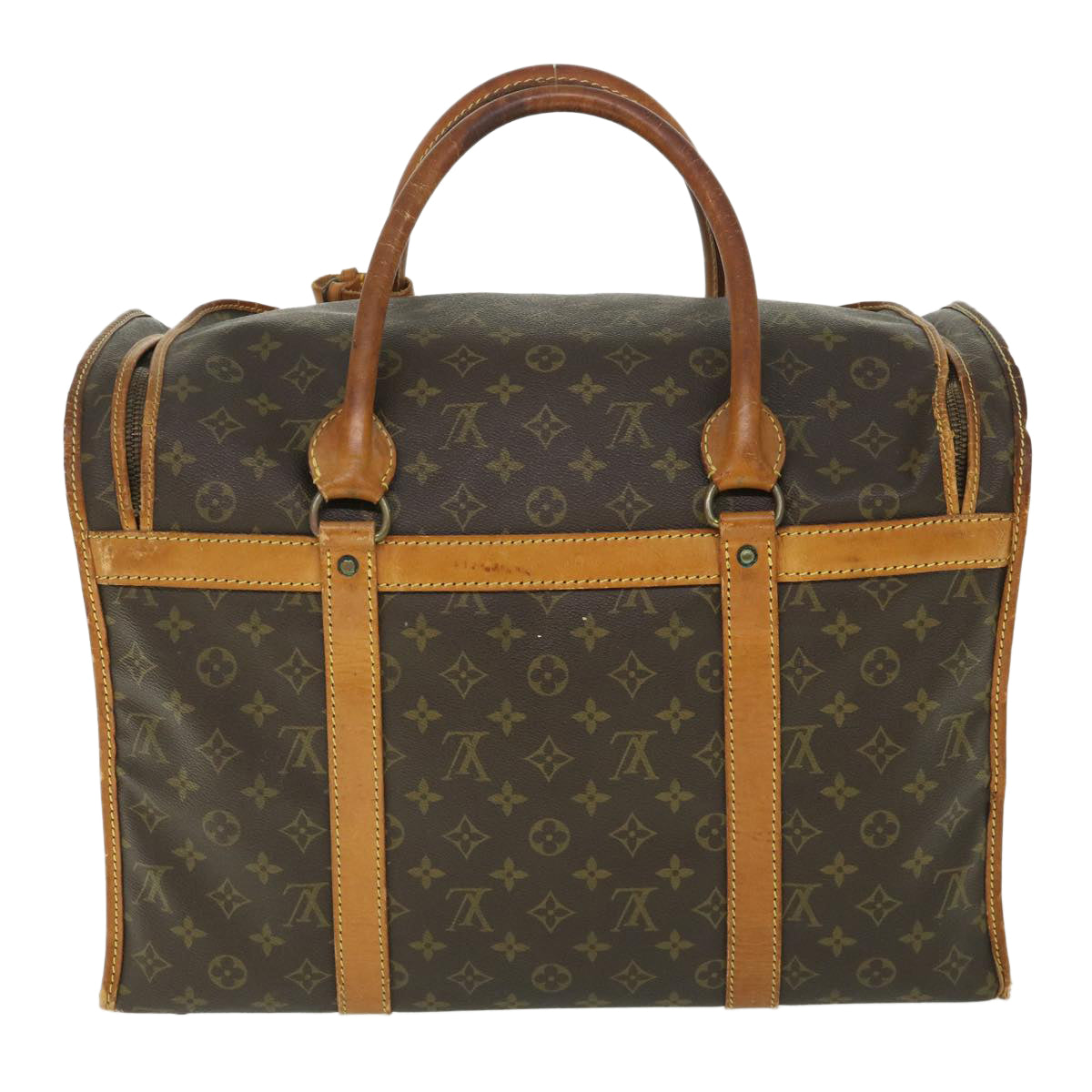LOUIS VUITTON Monogram Sac Demi Souple 45 Pet Carry LV 53854