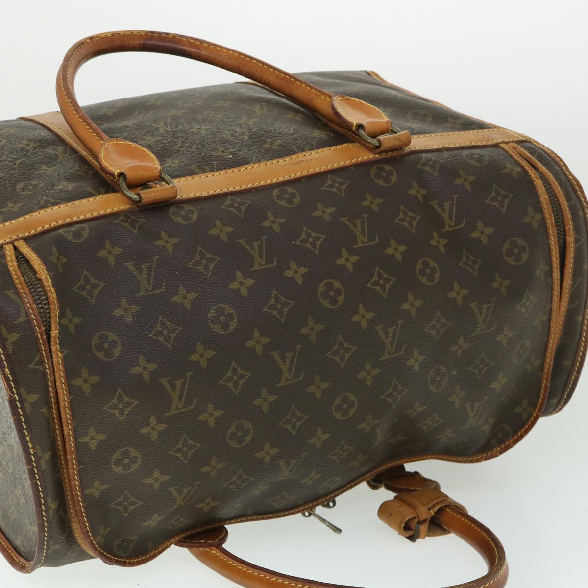 LOUIS VUITTON Monogram Sac Demi Souple 45 Pet Carry LV 53854