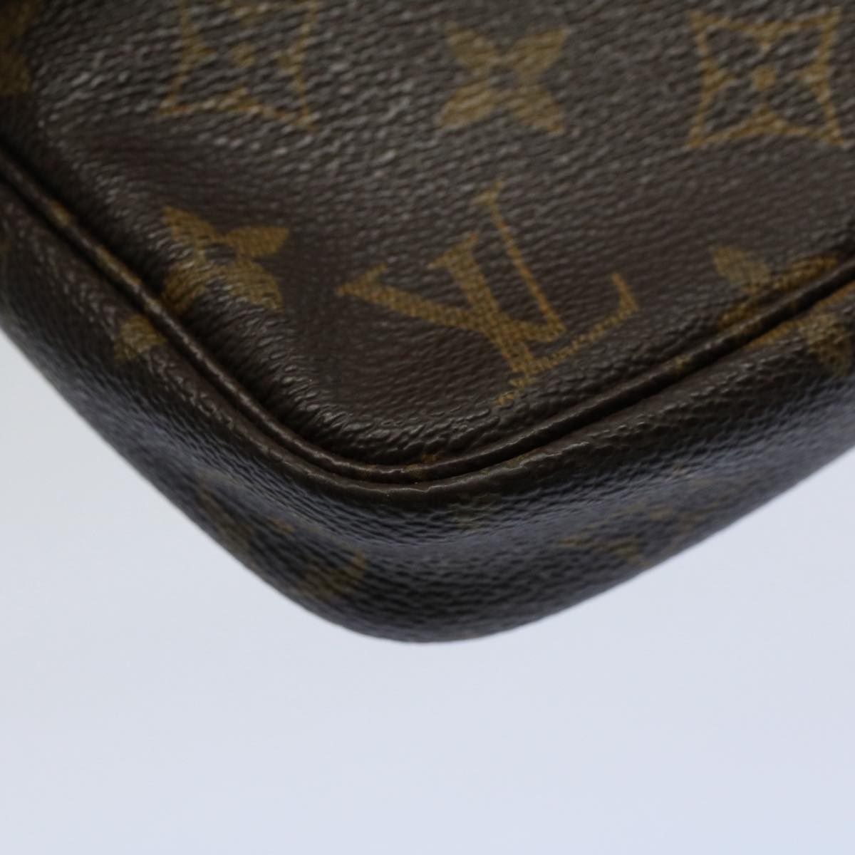 LOUIS VUITTON Monogram Pochette Accessoires Pouch M51980 LV 53860
