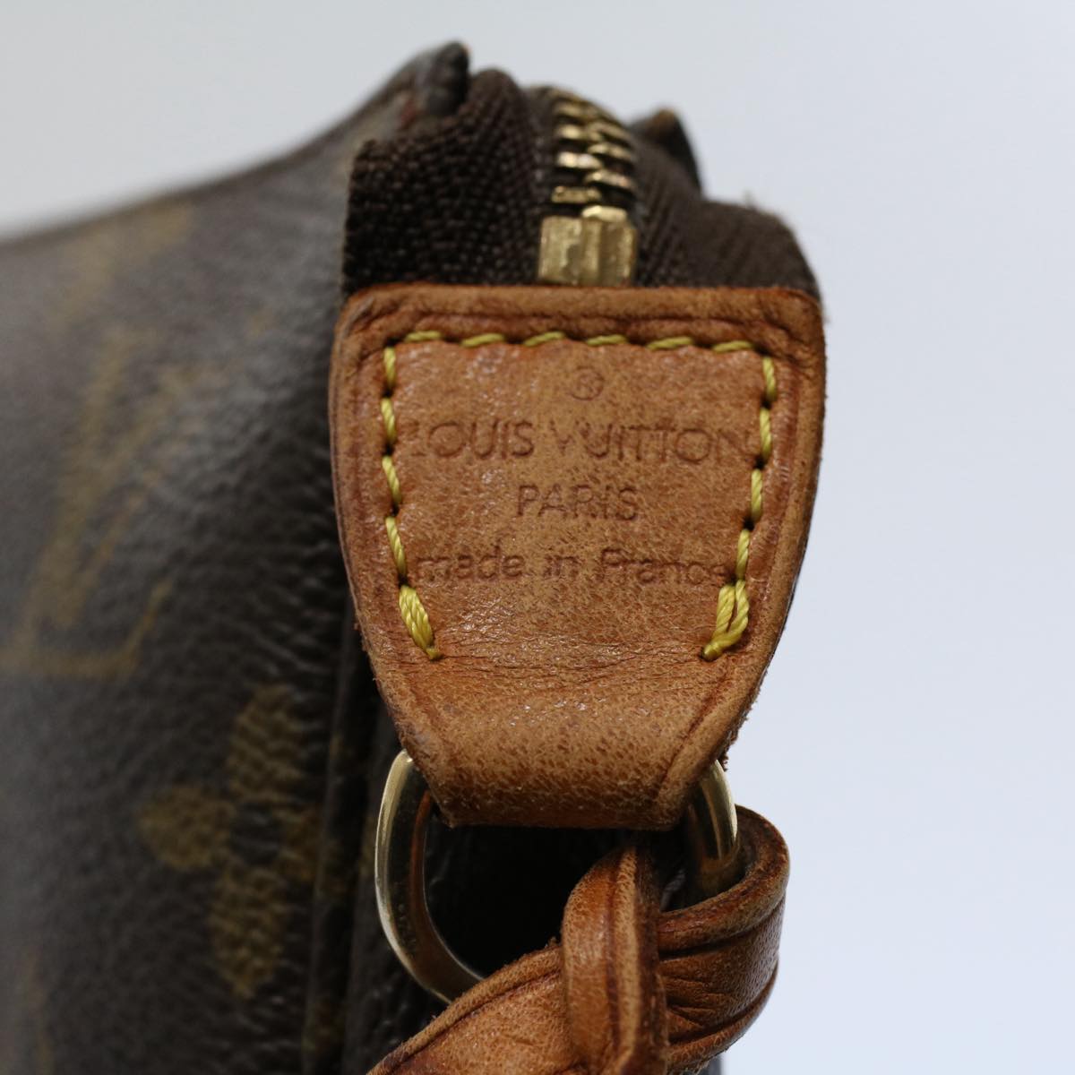 LOUIS VUITTON Monogram Pochette Accessoires Pouch M51980 LV 53860