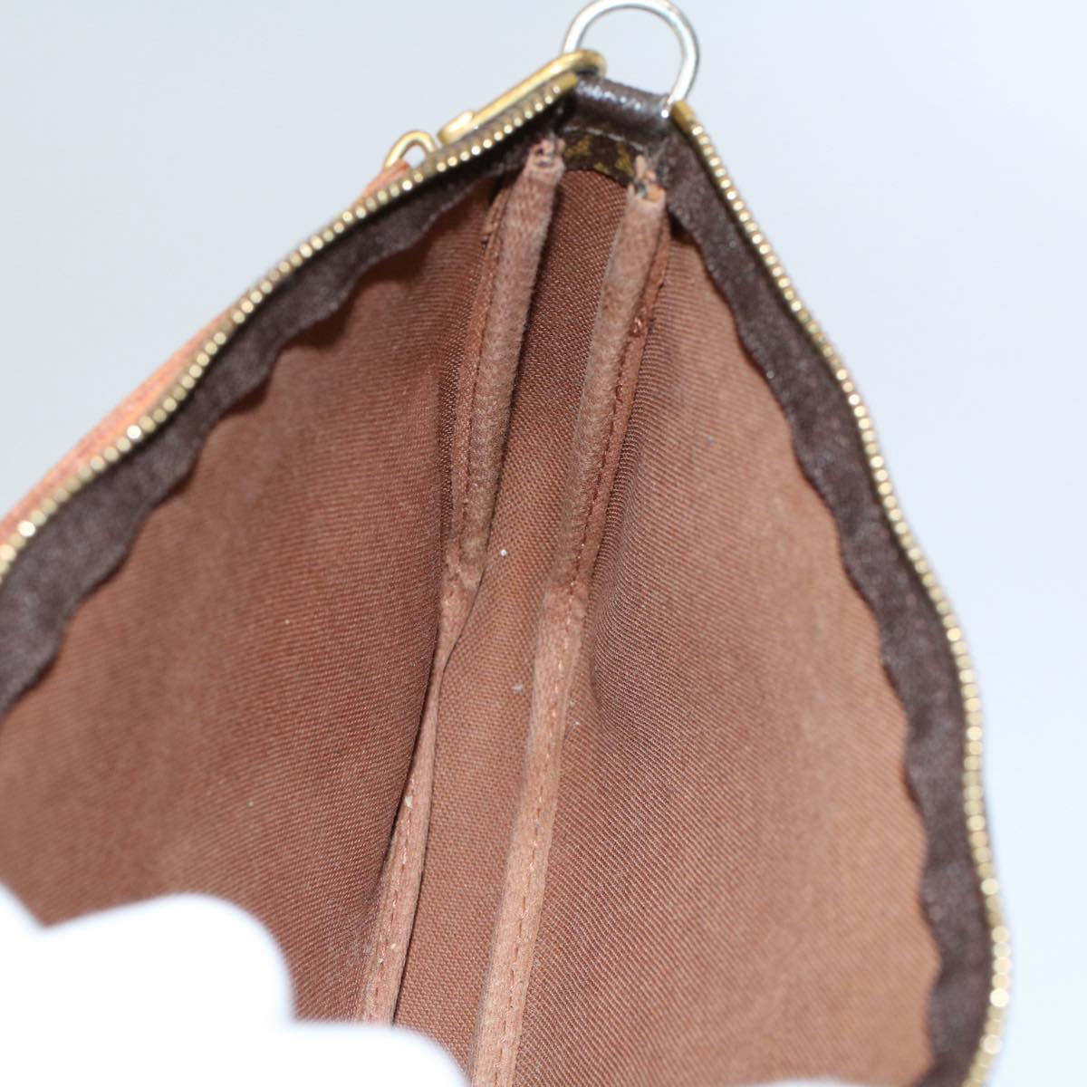 LOUIS VUITTON Monogram Pochette Accessoires Pouch M51980 LV 53860
