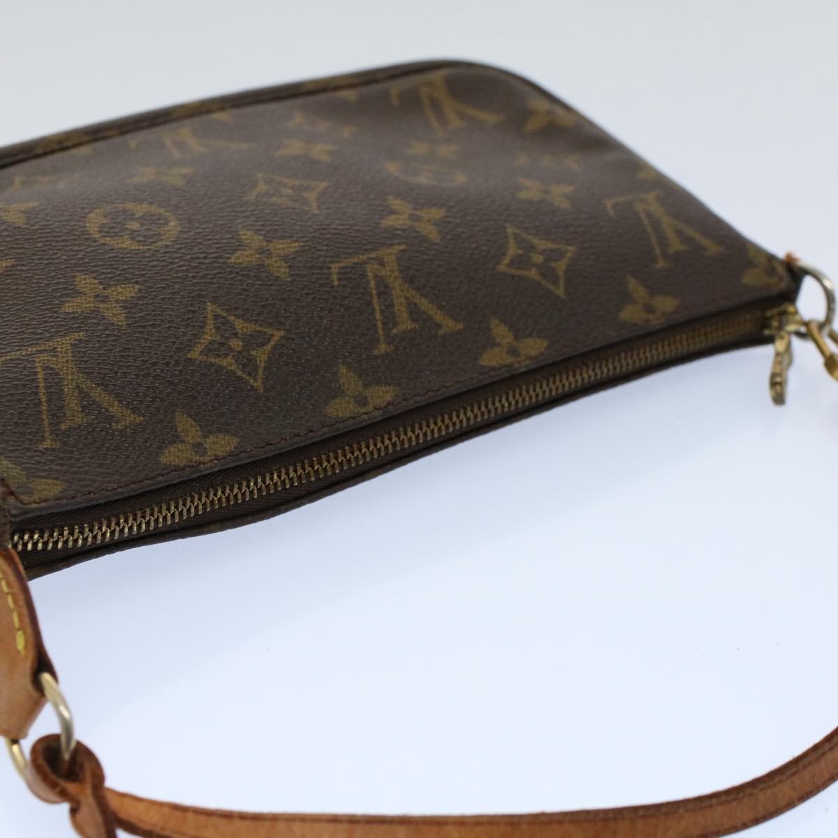 LOUIS VUITTON Monogram Pochette Accessoires Pouch M51980 LV 53860