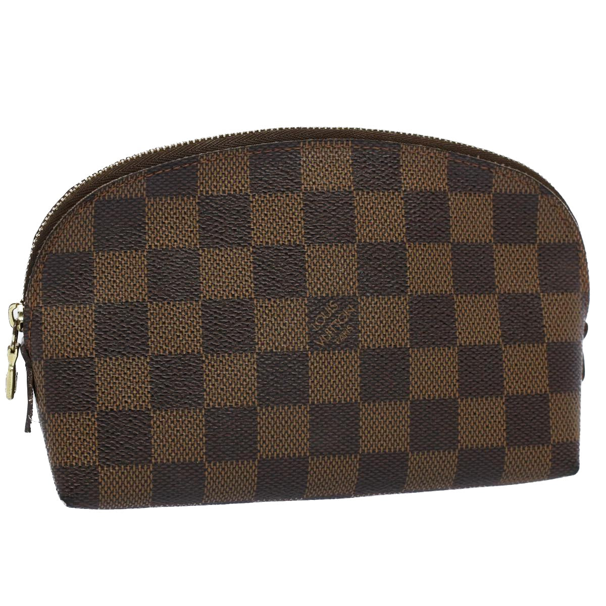 LOUIS VUITTON Damier Ebene Pochette Cosmetic PM Pouch N47516 LV 53867