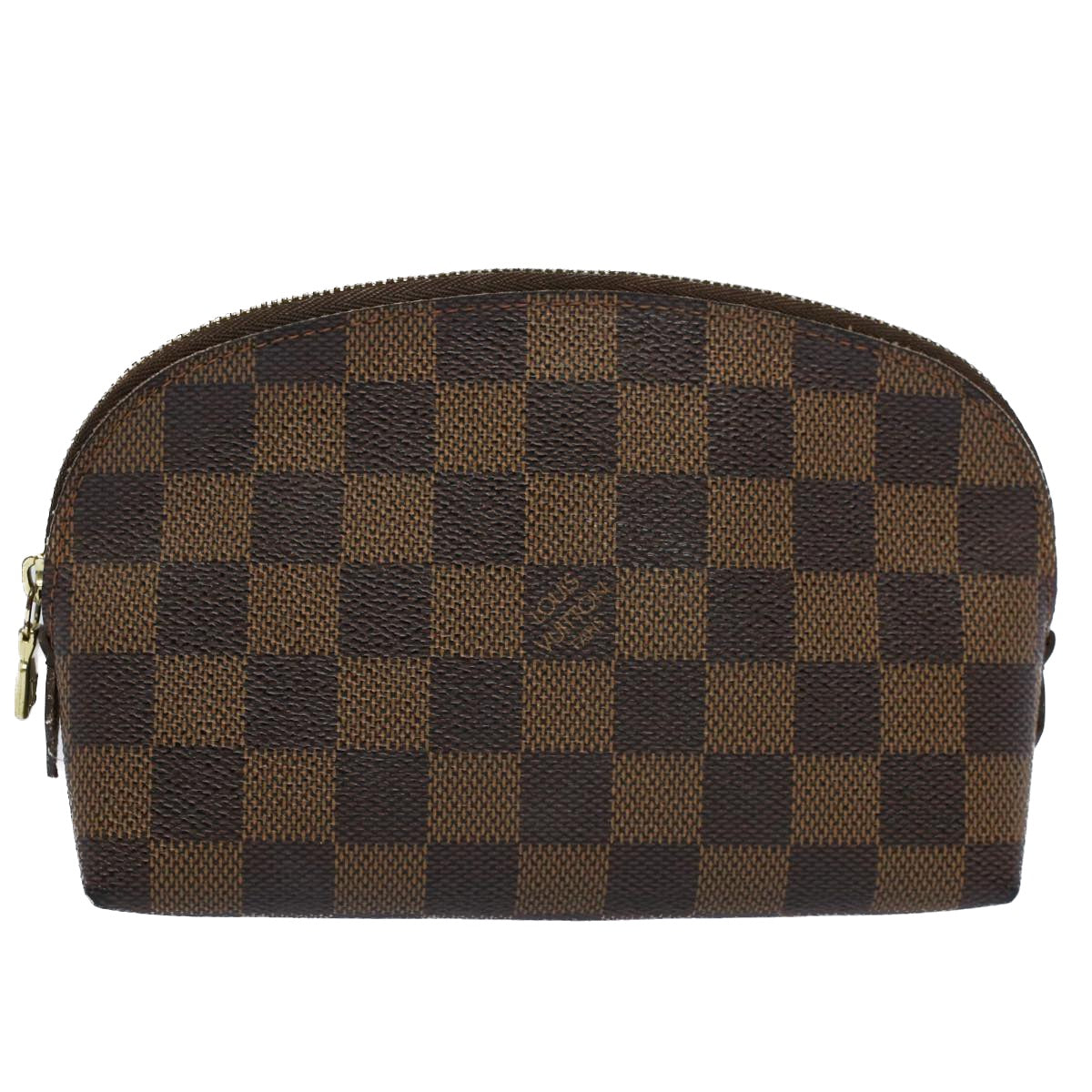 LOUIS VUITTON Damier Ebene Pochette Cosmetic PM Pouch N47516 LV 53867