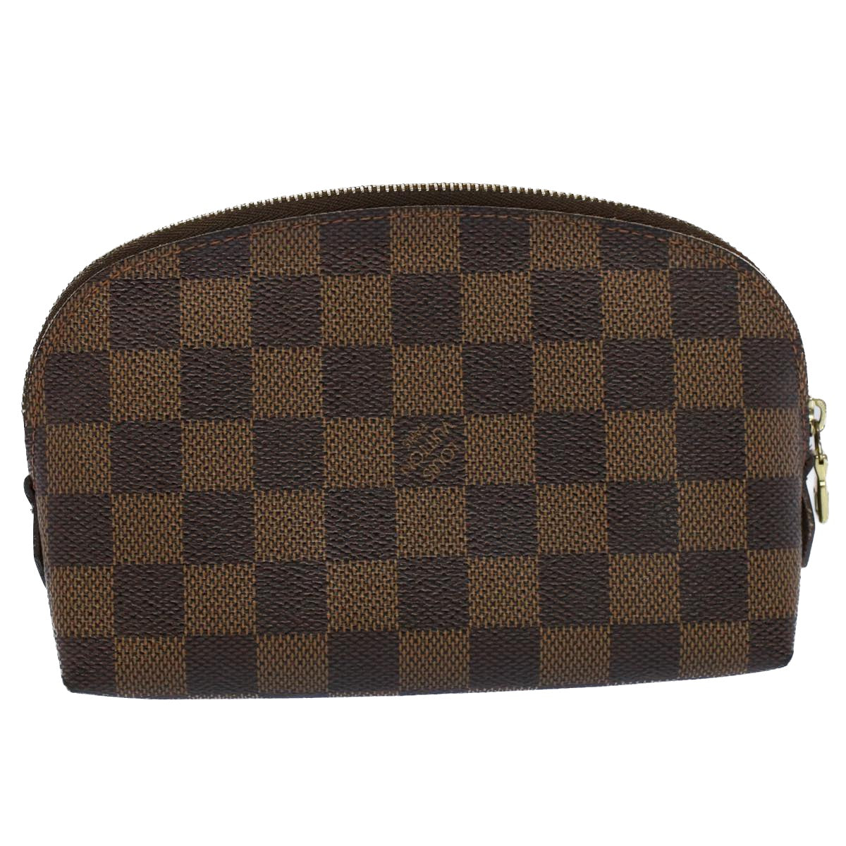 LOUIS VUITTON Damier Ebene Pochette Cosmetic PM Pouch N47516 LV 53867