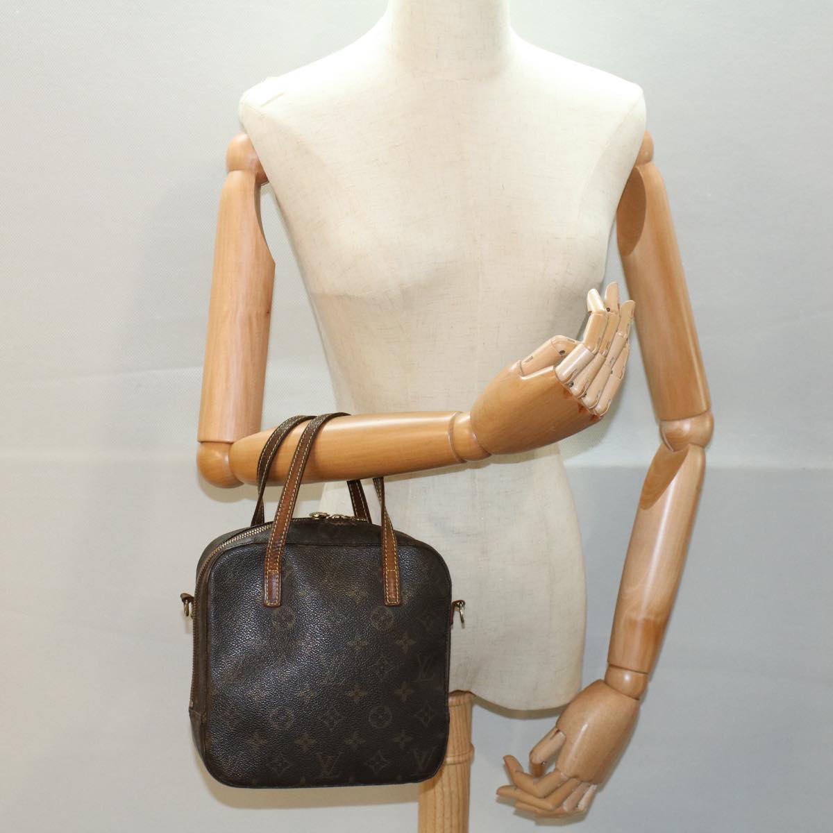LOUIS VUITTON Monogram Spontini Hand Bag 2way M47500 LV 53909