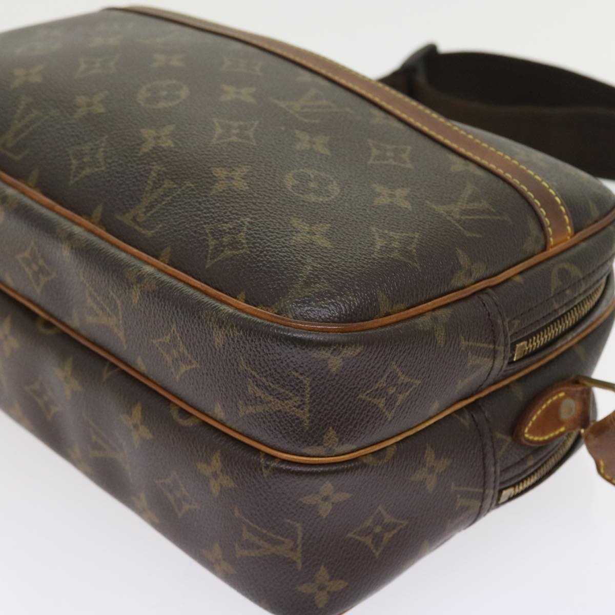 LOUIS VUITTON Monogram Reporter PM Shoulder Bag M45254 LV 53913